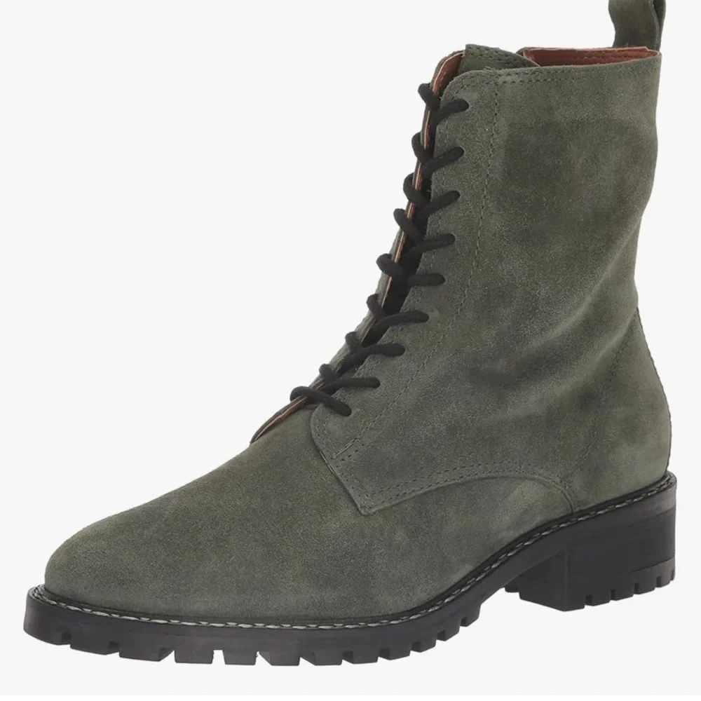Lucky Brand Women's Olive Green Boots. - Picture 2 of 12